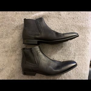 Calvin Klein Christoff Epi Leather Chelsea Boot